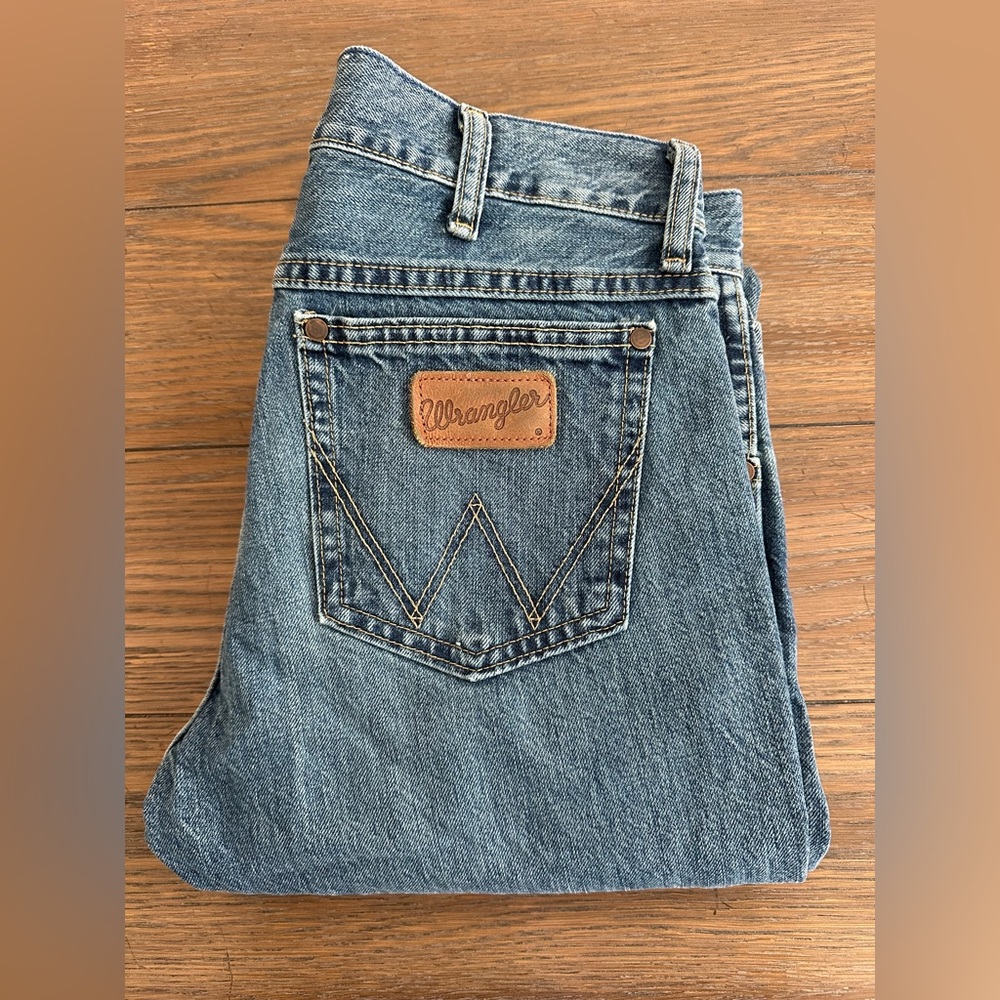 Wrangler Retro Slim Boot Jeans - Classic Blue Size 29x36